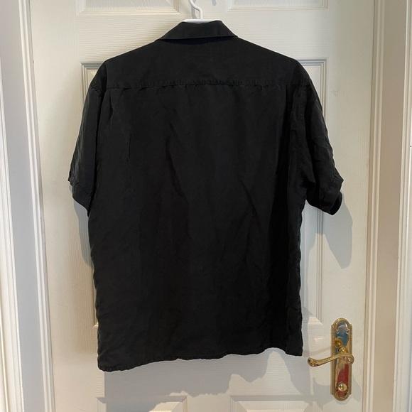 100% SILK Votre Nom button down shirt - Picture 5 of 6